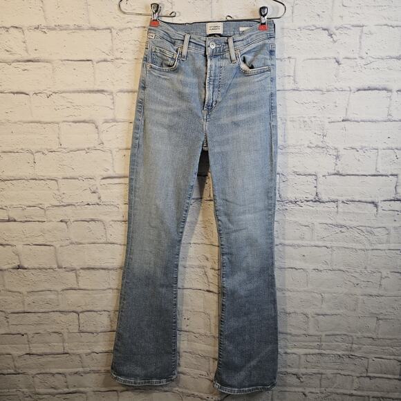 Citizens Of Humanity Denim - Citizens of Humanity Lilah High Rise Bootcut Jeans Light Wash Blue 24 Hippie